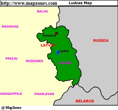 Map of Ludzas