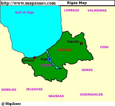 Map of Rigas