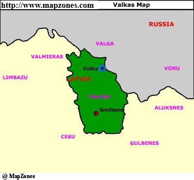 Map of Valkas