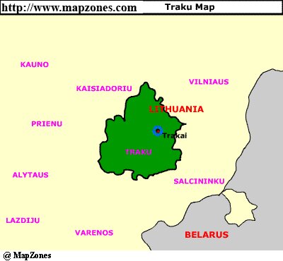 Map of Traku