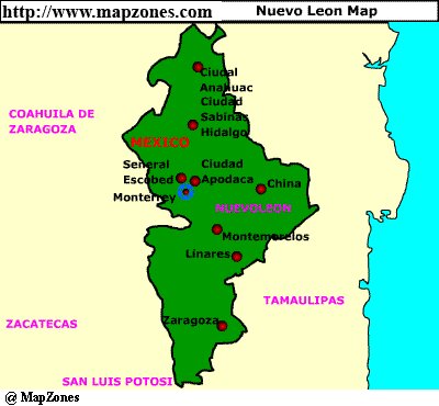 Map of Nuevo_leon