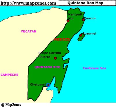 Map of Quintana_roo
