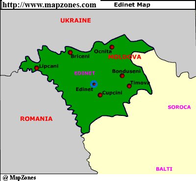 Map of Edinet