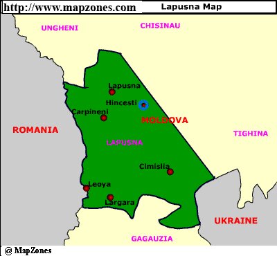 Map of Lapusna