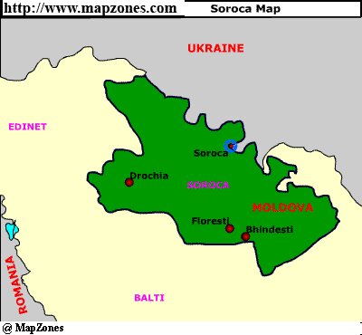 Map of Soroca