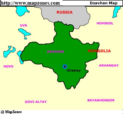 Map of Dzavhan