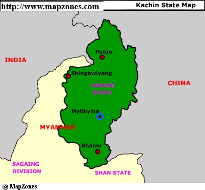 Map of Kachin_state