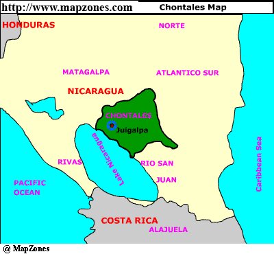 Map of Chontales