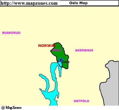 Map of Oslo