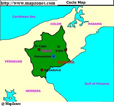 Map of Cocle