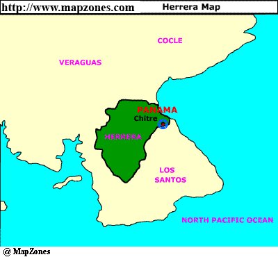 Map of Herrera