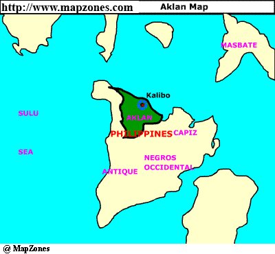 Map of Aklan