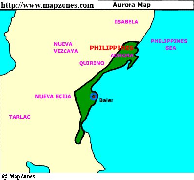 Map of Aurora
