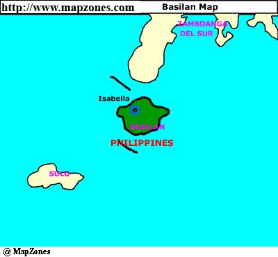 Map of Basilan