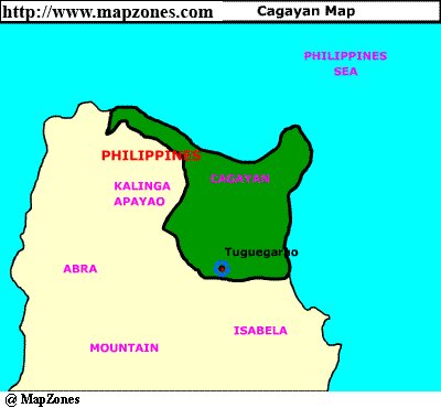 Map of Cagayan