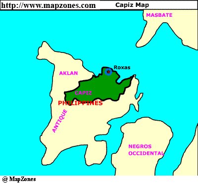Map of Capiz