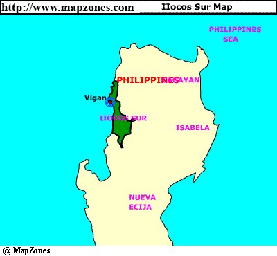 Map of Iiocos_sur