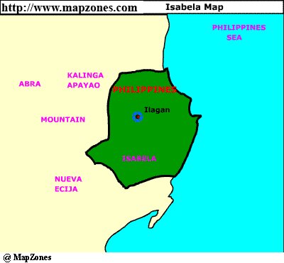 Map of Isabela