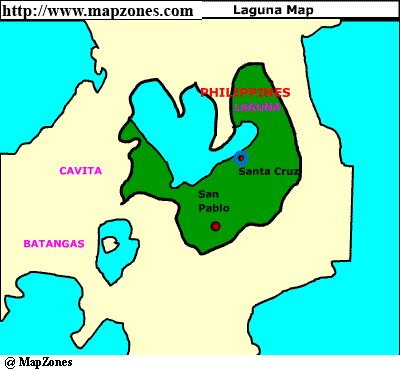Map of Laguna