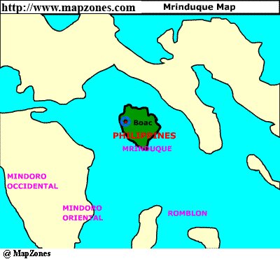 Map of Mrinduque