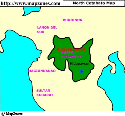 Map of North_cotabato