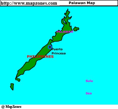 Map of Palawan