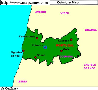 Map of Coimbra