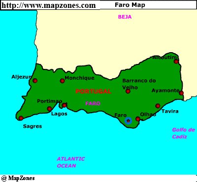 Map of Faro