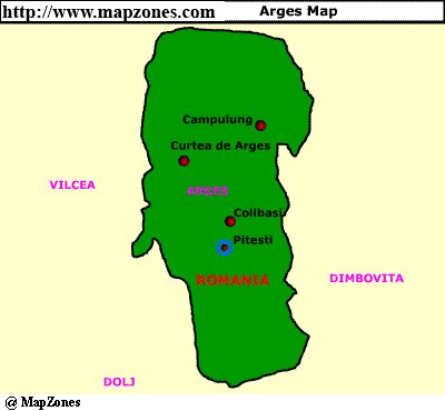 Map of Arges