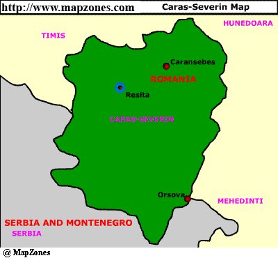 Map of Caras_severin