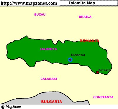 Map of Ialomita