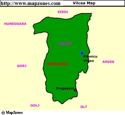 Map of Vilcea