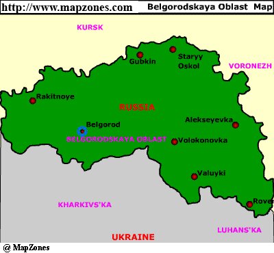 Map of Belgorodskaya_oblast