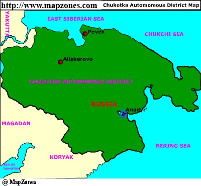 Map of Chukotka_automomous_distric