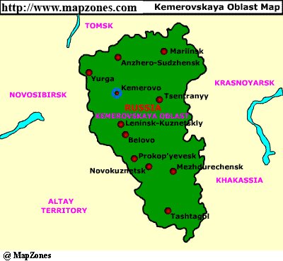 Map of Kemerovskaya_oblast