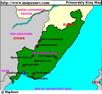 Map of Primorskiy_kray