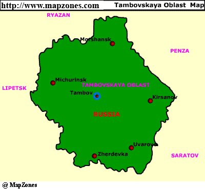 Map of Tambovskaya_oblast