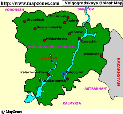 Map of Volgogradskaya_oblast