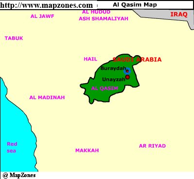 Map of Al_qasim