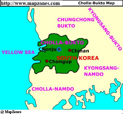 Map of Cholla_bukto