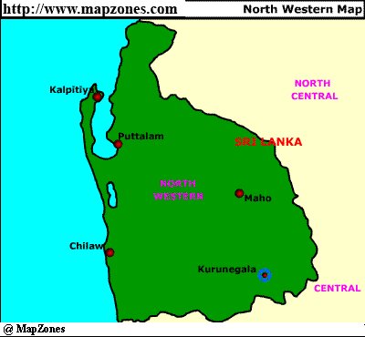 Map of North_western