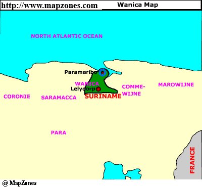 Map of Wanica