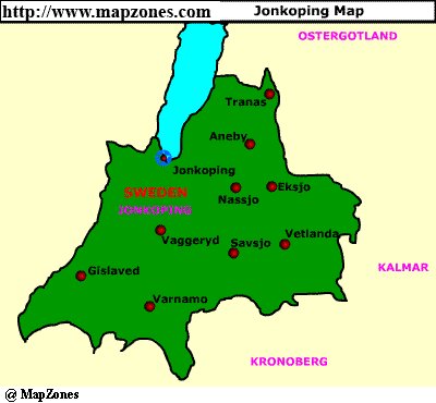 Map of Jonkoping