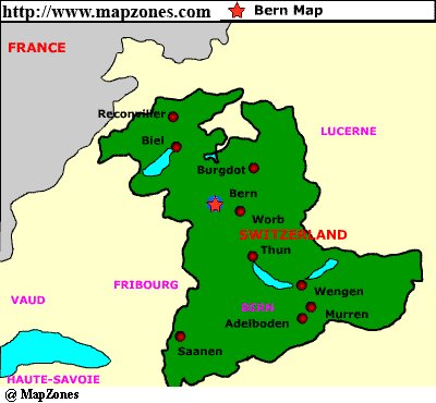 Map of Bern