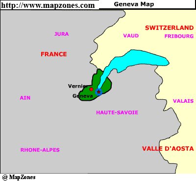 Map of Geneva