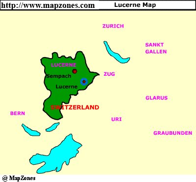 Map of Lucerne