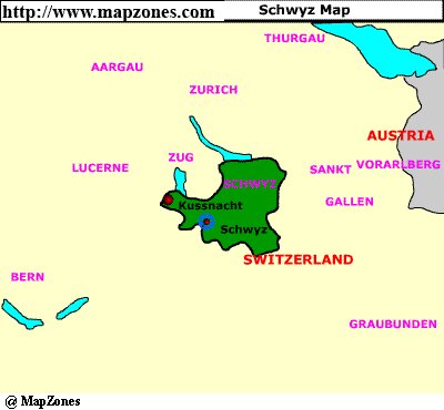Map of Schwyz
