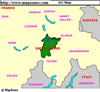 Map of Uri