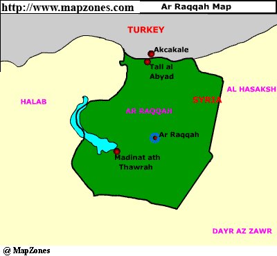Map of Ar_raqqah