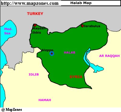 Map of Halab